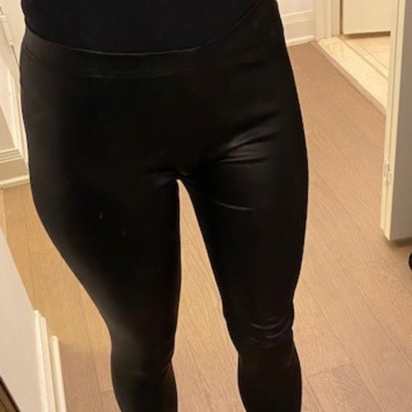 Zara Faux Leather Leggings - Picture 5 of 7